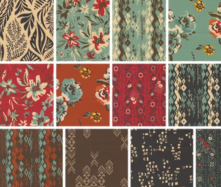Flora Thread 2.5" Jelly Roll 45680JR Fancy That Design House Moda