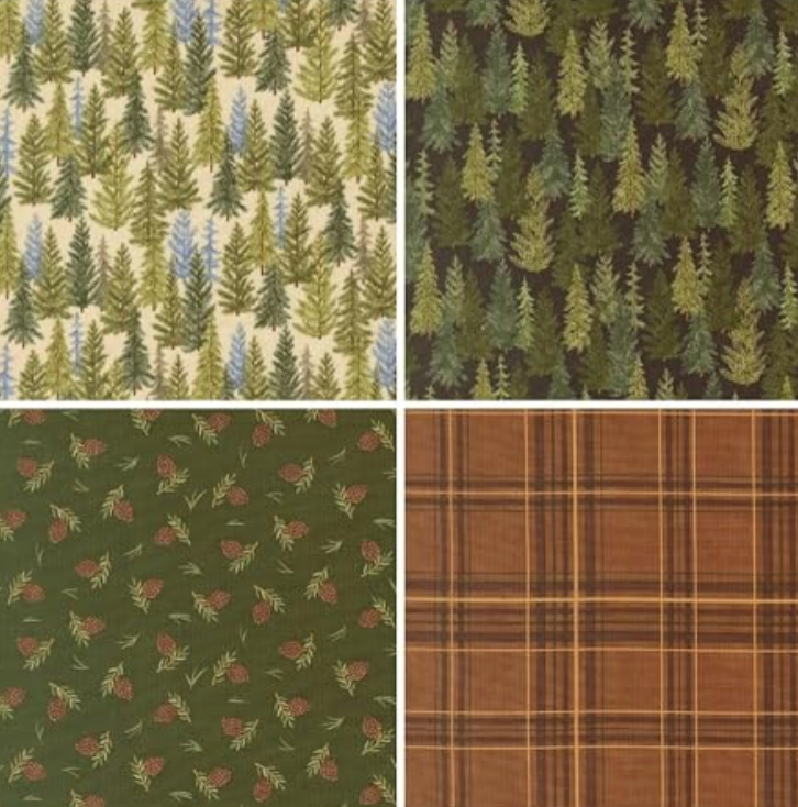 Northwoods Lodge Quilt Fat Quarter 56190ABQC Deb Strain Moda