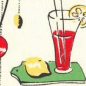 Essentials Fifties Kitchen CX1595-CREM-D Michael Miller Half Yard