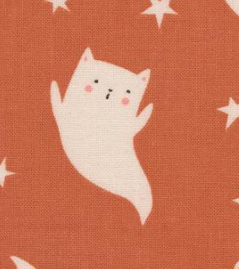 Purrs and Boos Ghost Spice 39061 15 Elena Amo Moda Half Yard