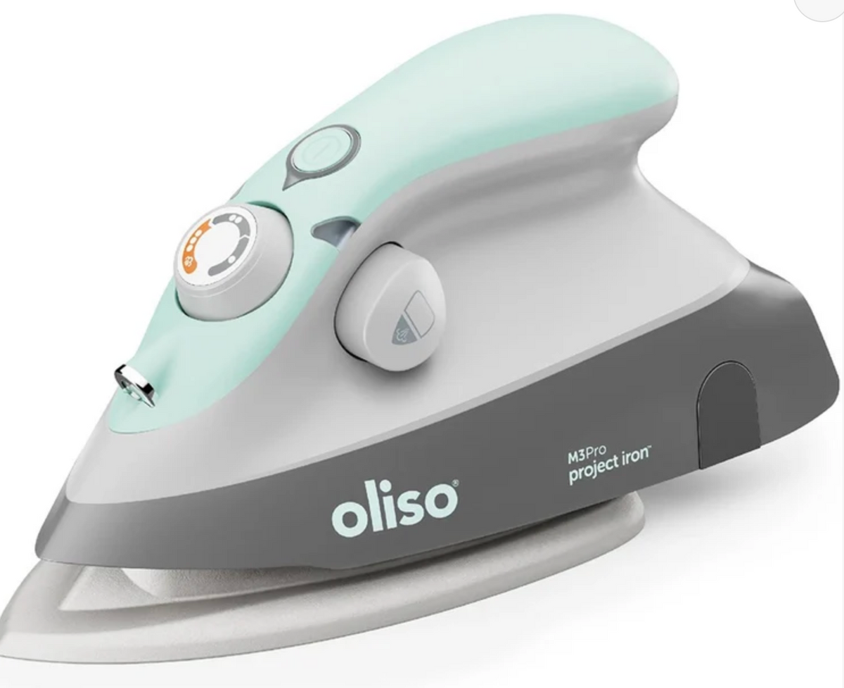 Oliso Mini M3Pro Iron With Headlight - Aqua