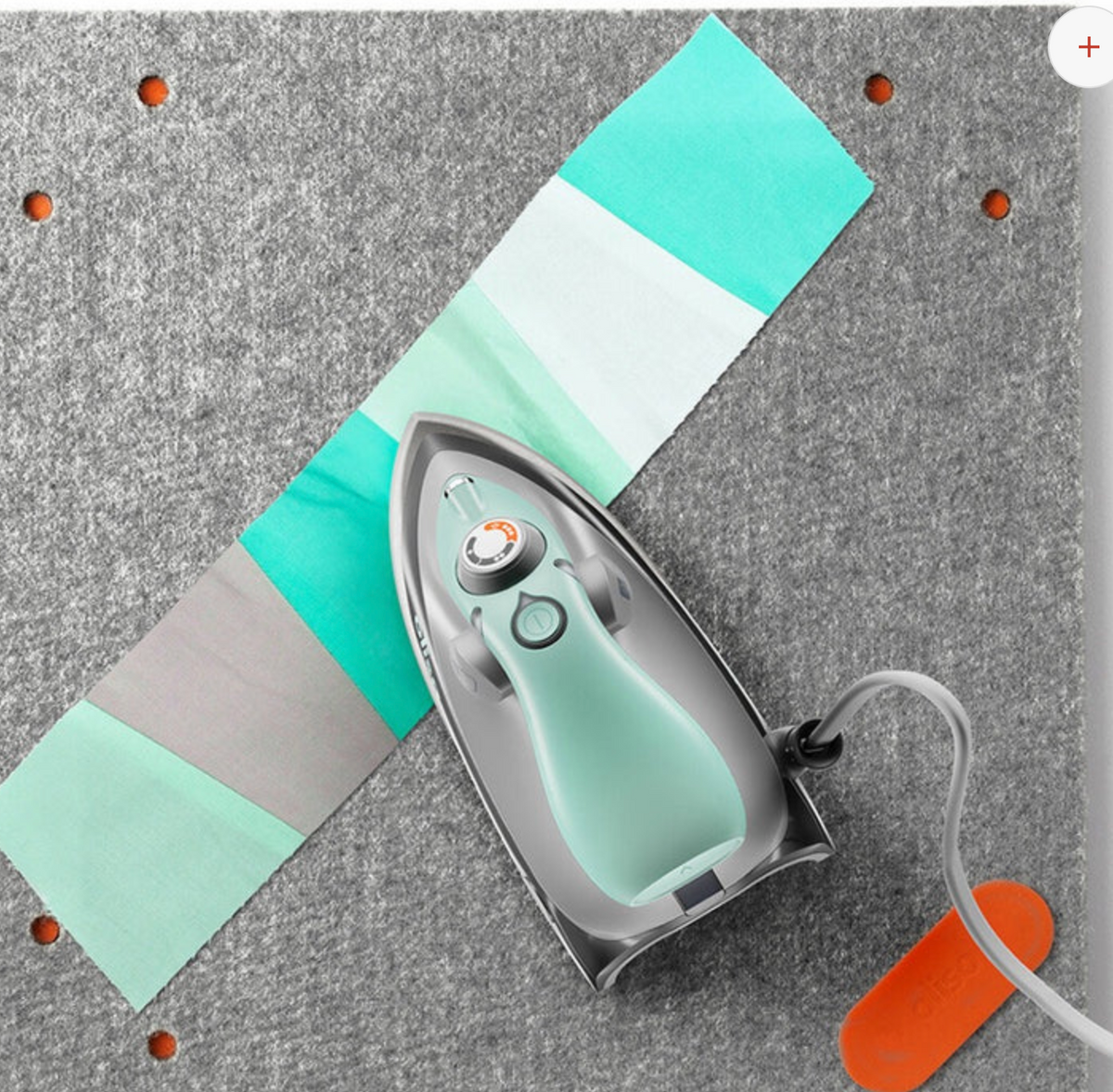 Oliso Mini M3Pro Iron With Headlight - Aqua