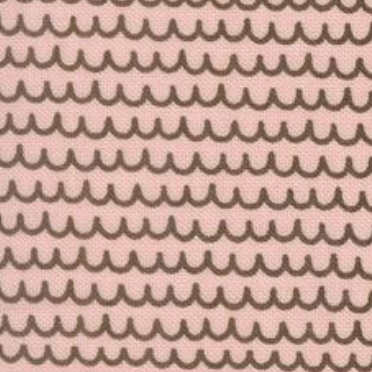 Bug Collector Squiggles Stripes Blush 55735 24 Sweetwater Moda Half Yard