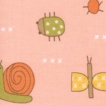 Bug Collector The Bugs Blush 55731 14 Sweetwater Moda Half Yard
