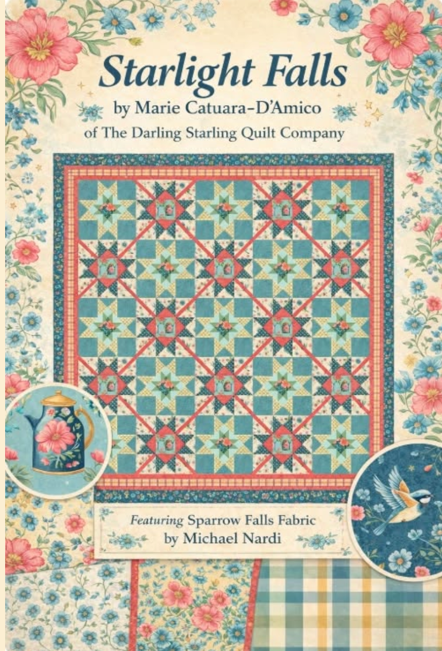 Starlight Falls QUIlt Pattern 69 x 69