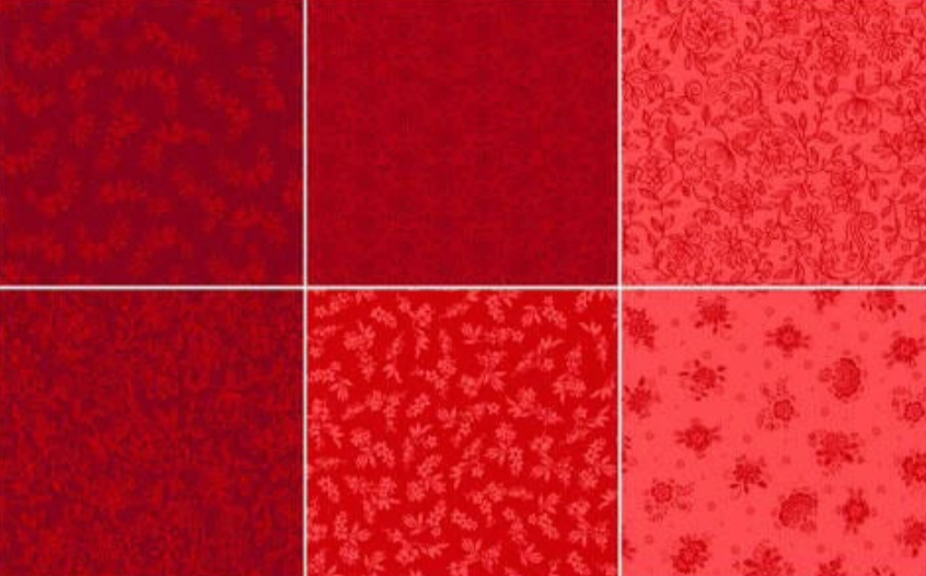 Ruby Fern Favorites 5" Squares Charm Pack CHS-1374-42 Robert Kaufman