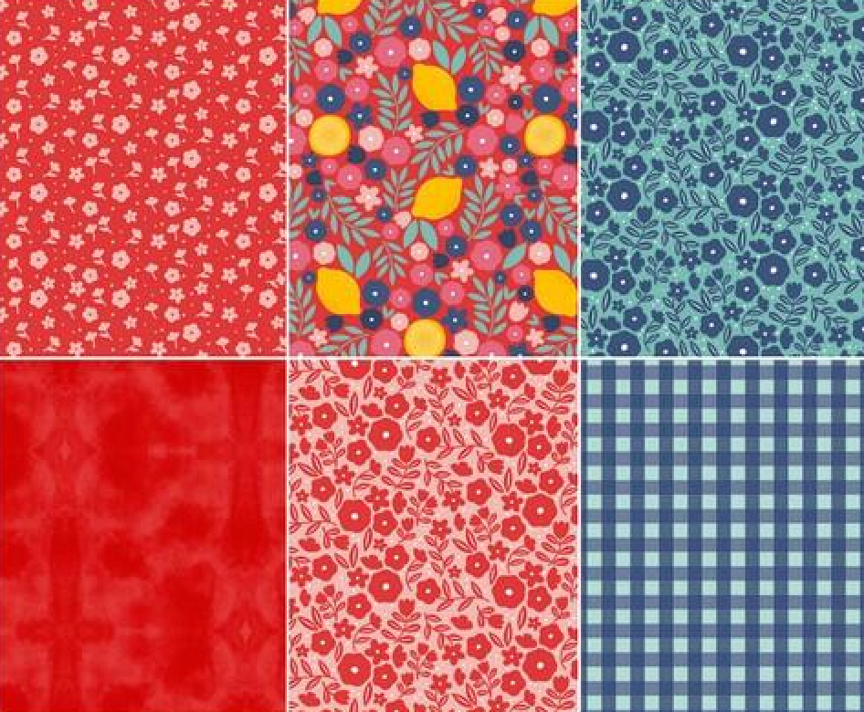 Citrus & Sunshine 5" Squares Charm Pack CHS-1418-42 Robert Kaufman