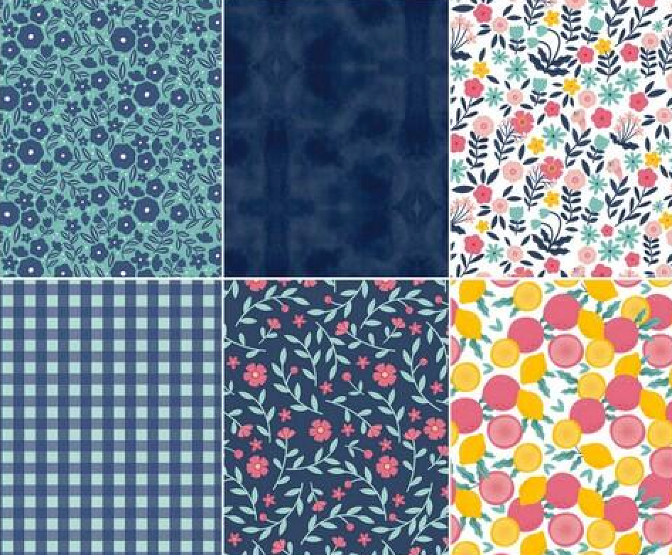 Citrus & Sunshine 5" Squares Charm Pack CHS-1418-42 Robert Kaufman