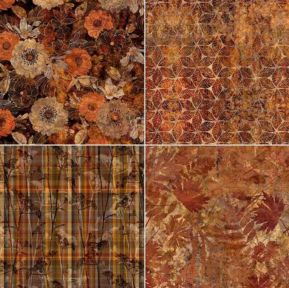 Autumn Elegance 11 Fat Quarter AEMSFQ Jason Yenter In the Beginning Fabrics