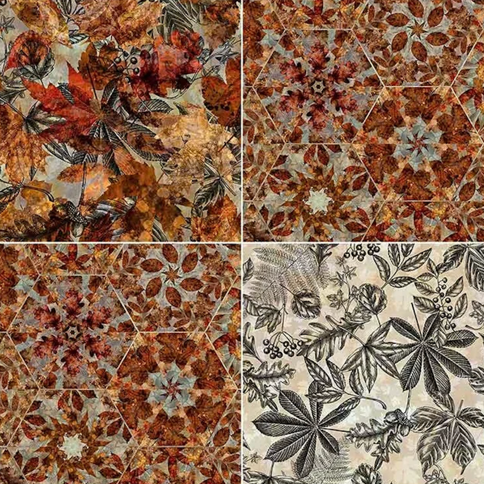Autumn Elegance 11 Fat Quarter AEMSFQ Jason Yenter In the Beginning Fabrics