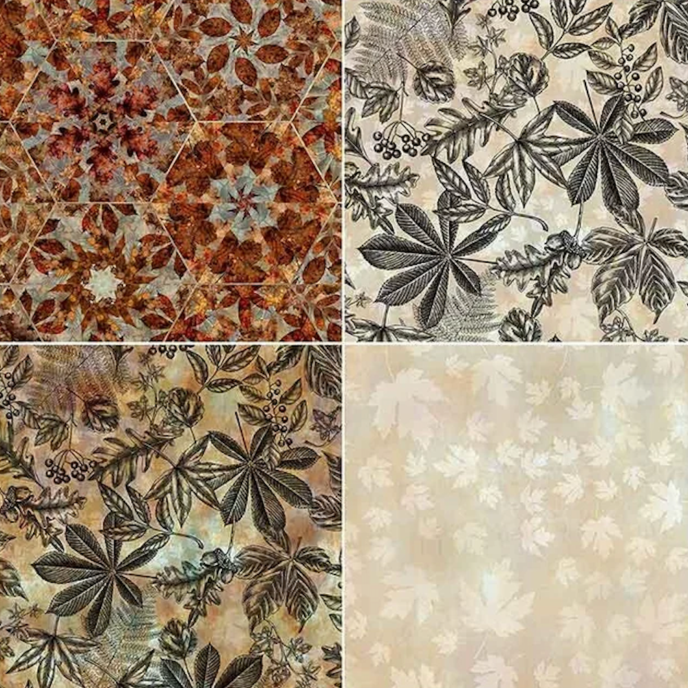 Autumn Elegance 11 Fat Quarter AEMSFQ Jason Yenter In the Beginning Fabrics