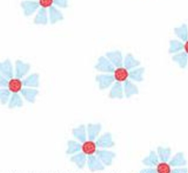 Oh Say Can You Sew Dancing Daisies White A-10002-L Amy Latta Andover Half Yard