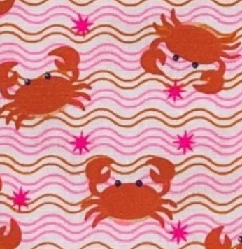 Petit Pan Krabig Rouge Poplin #569 Half Yard x 60"