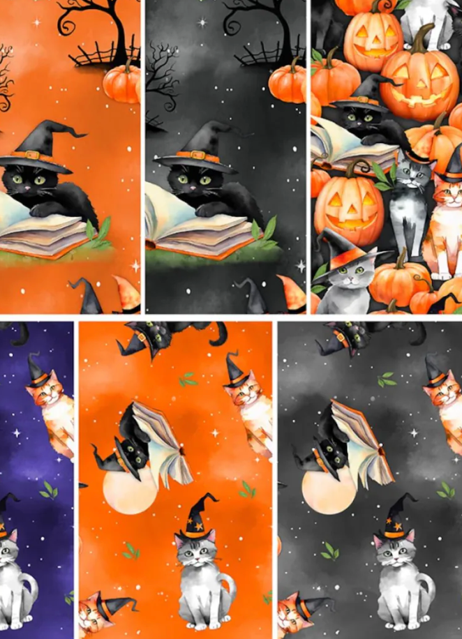 Spooky Tails 2.5" Jelly Roll Strips 840-894-840 40 Pcs Nancy Mink Wilmington