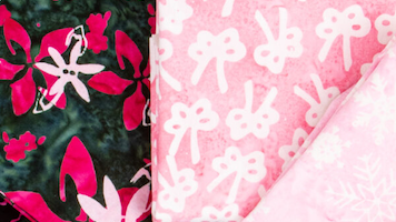 Batiks Holiday Happiness Poinsettia 8 Fat Quarter Bundle FQ-23728C-8 Riley Blake