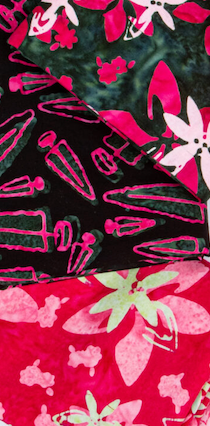 Batiks Holiday Happiness Poinsettia 8 Fat Quarter Bundle FQ-23728C-8 Riley Blake