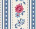 Tilda Village Life Agnes Blue Cotton Fabric 100700 Half Yard (PREORDER SHIPS 10/1)
