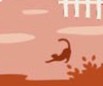 Tilda Village Life Village Rust Cotton Fabric 110179 Half Yard (PREORDER SHIPS 10/1)