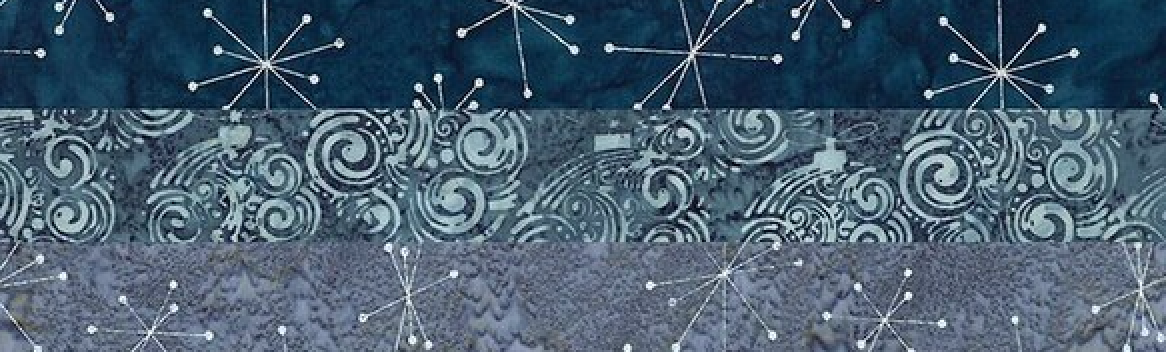 Batiks Express Yourself! Holiday Sparkle Frosted 9 Fat Quarters FQ-23559D-9 Riley Blake