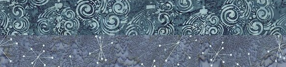 Batiks Express Yourself! Holiday Sparkle Silver & Gold 5" Stacker Charm Pack B 5-23559B-42 Riley Blake
