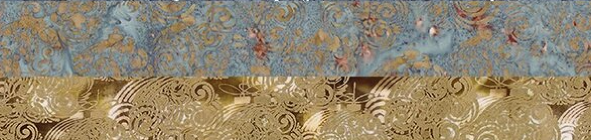 Batiks Express Yourself! Holiday Sparkle Silver & Gold 5" Stacker Charm Pack B 5-23559B-42 Riley Blake