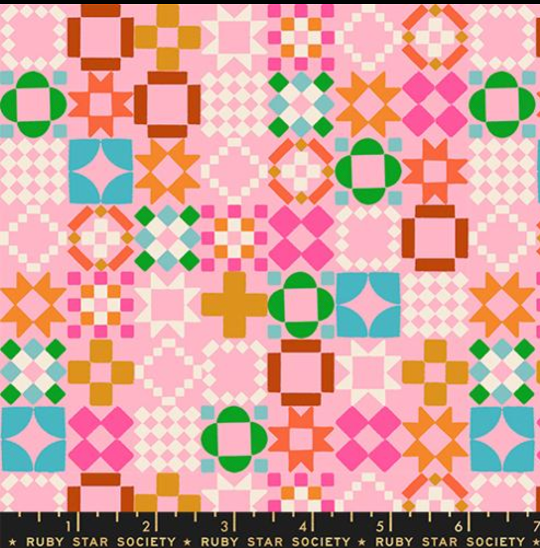SHOCK DROP! 1 800 Notion RS5215 13 Ruby Star Half Yard