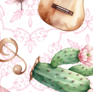 Country Girl Desert Song Pink 143610 Mook Half Yard