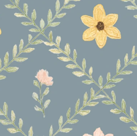 Wildwood Whimsy Wildflower Vines BQ3210-77 Juliah Tiedemann Blank Quilting Half Yard