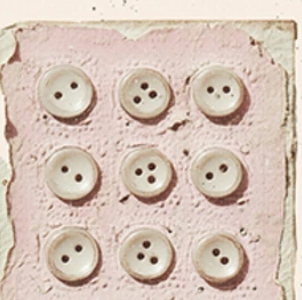 Buttons and Keepsakes Buttons Cream 5359-14 Frank Garcia Blank Quilting Half Yard