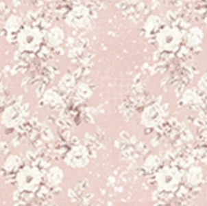 Buttons and Keepsakes Floral Stripe 5365-22 Frank Garcia Blank Quilting Half Yard