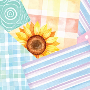 Prairie Notions Patchwork Prairie Multi 142125 Mook Half Yard