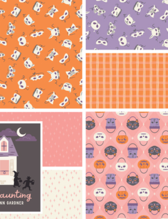 Happy Haunting Fat Quarter 230435 Ann Gardner Cloud9