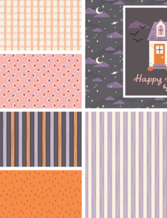 Happy Haunting Fat Quarter 230435 Ann Gardner Cloud9
