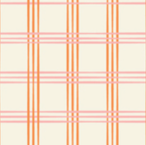 Happy Haunting Harvest Plaid Ivory 230420 Ann Gardner Cloud9 Half Yard