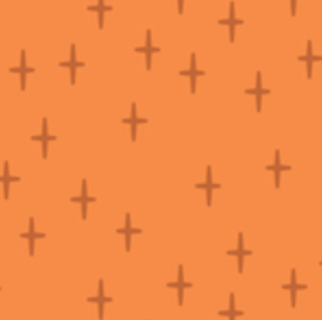 Happy Haunting Twinkle Toss Orange 230431 Ann Gardner Cloud9 Half Yard