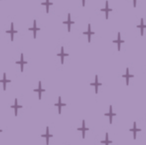 Happy Haunting Twinkle Toss Purple 230434 Ann Gardner Cloud9 Half Yard