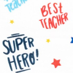 Love, Teach, Inspire Inspiring Quotes LTIN05851W Arrolynn Weiderhold P&B Half Yard
