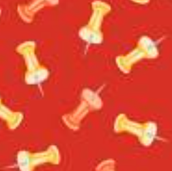 Love, Teach, Inspire Thumbtack Toss LTIN05856R Arrolynn Weiderhold P&B Half Yard