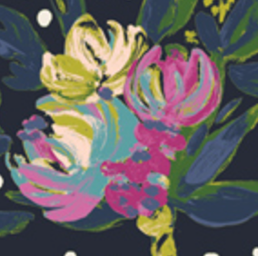 Bloomsbury West End Blooms BLB-44720 Bari J. Art Gallery Half Yard