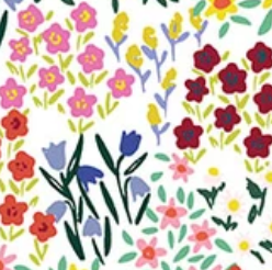 Rainbow Vale Garden Patch Cloud 55049-5 Whistler Studios Windham Half Yard