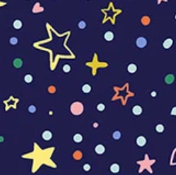 Rainbow Vale Confetti Sparkle Midnight 55053-4 Whistler Studios Windham Half Yard