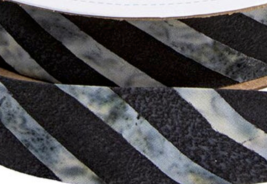 6 yd cut BATIK Single Fold Binding Tape Riley Blake STSFB-48833 Get in Line Stormy Seas