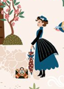 A Spoonful of Sugar 1 Yard Panel PD17089-PANEL Jennifer Long Riley Blake 27v