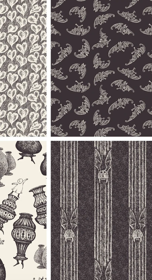 Pre-Order April 2027 Forgotten Calicos 5x5s 230539 Edward Gorey Cloud9