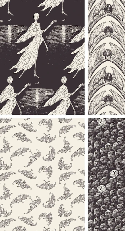 Pre-Order April 2027 Forgotten Calicos 5x5s 230539 Edward Gorey Cloud9