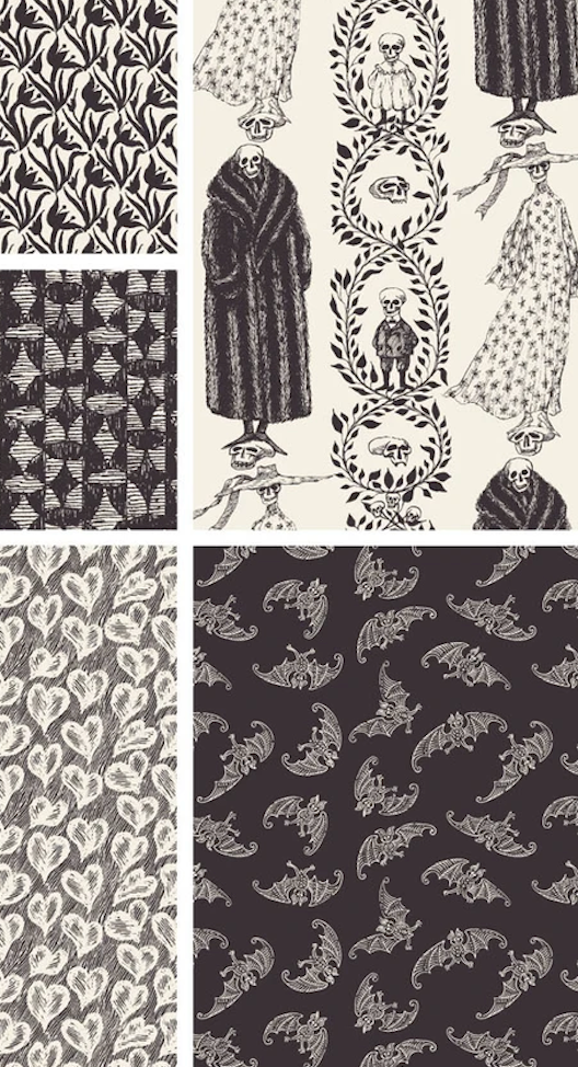Pre-Order April 2027 Forgotten Calicos 5x5s 230539 Edward Gorey Cloud9