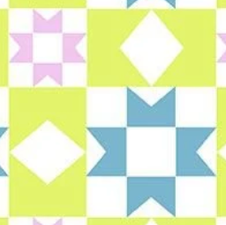 Stitch & Glow Vivid Patchwork STELLA-DFG3284 WHITE Faye Guanipa Dear Stella Half Yard