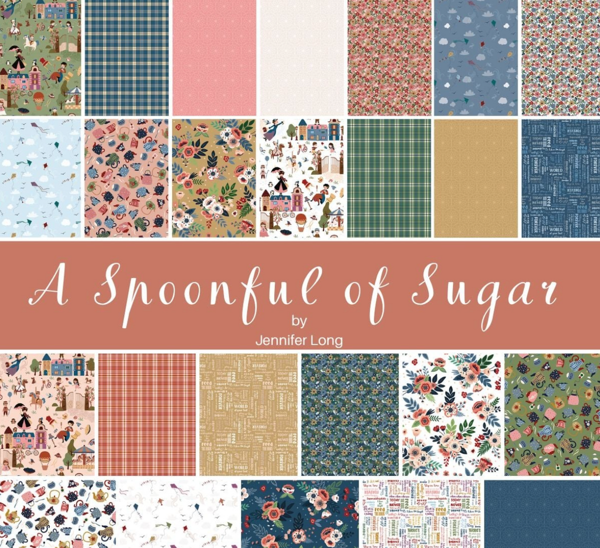A Spoonful of Sugar 5" Stacker 5­-17080­-42 Jennifer Long Riley Blake