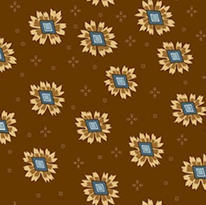 Moonlight Starburst Dark Umber A-10828-N Michael Nardi Andover Half Yard - Preorder