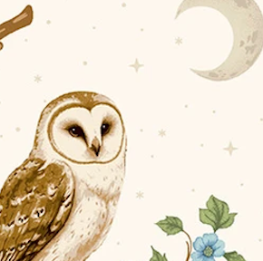 Moonlight Night Guardian Starlight Silk A-10825-L Michael Nardi Andover Half Yard - Preorder